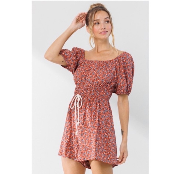 Floral Romper - Picture 1 of 7